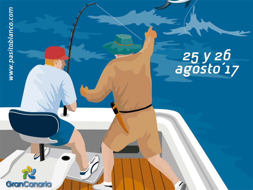 El XXVIII Concurso de Pesca de Altura Pasito Blanco presenta el cartel 2017