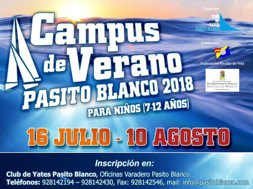 Abierto el plazo de inscripción al Campus de Verano Pasito Blanco 2018