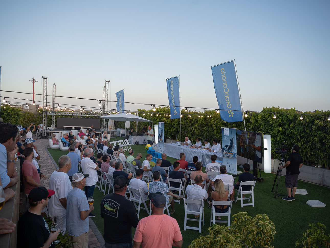 Reunión de patrones previa al II Open Internacional Pesca de Altura Gran Canaria