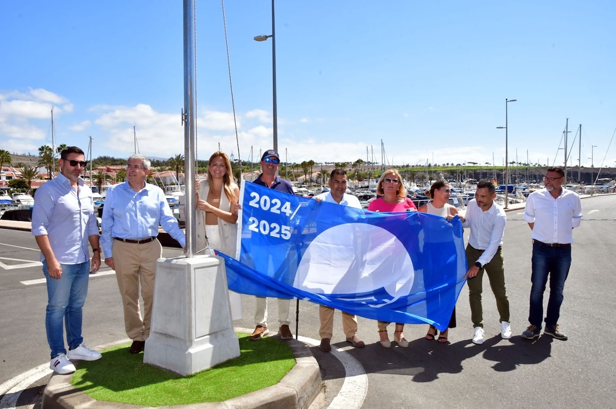 El Puerto Deportivo Pasito Blanco galardonado un año más con la bandera azul 2024